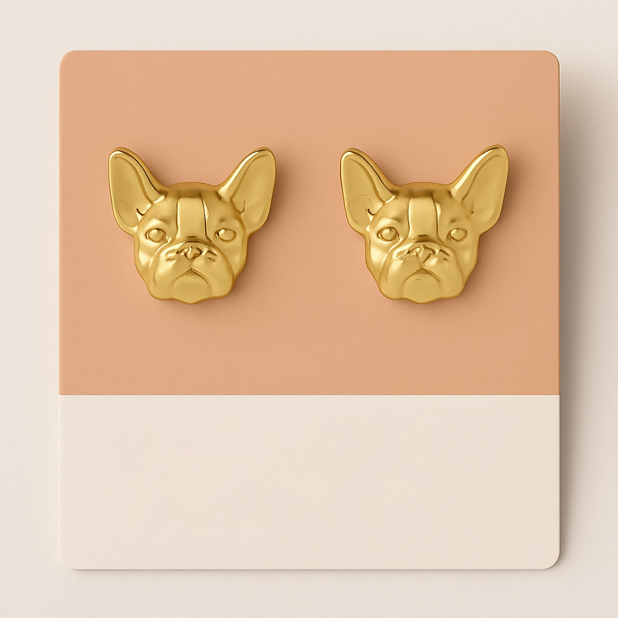 Frenchie Stud Earrings