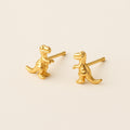 3D Dino Stud Earrings