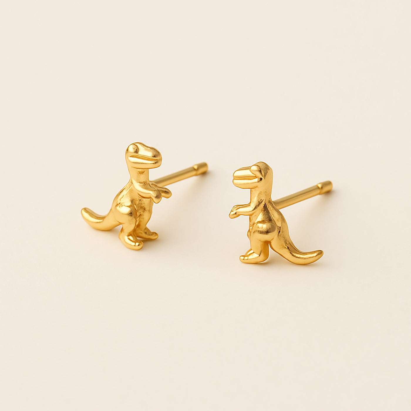 3D Dino Stud Earrings