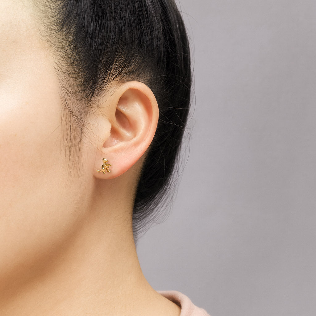 3D Dino Stud Earrings