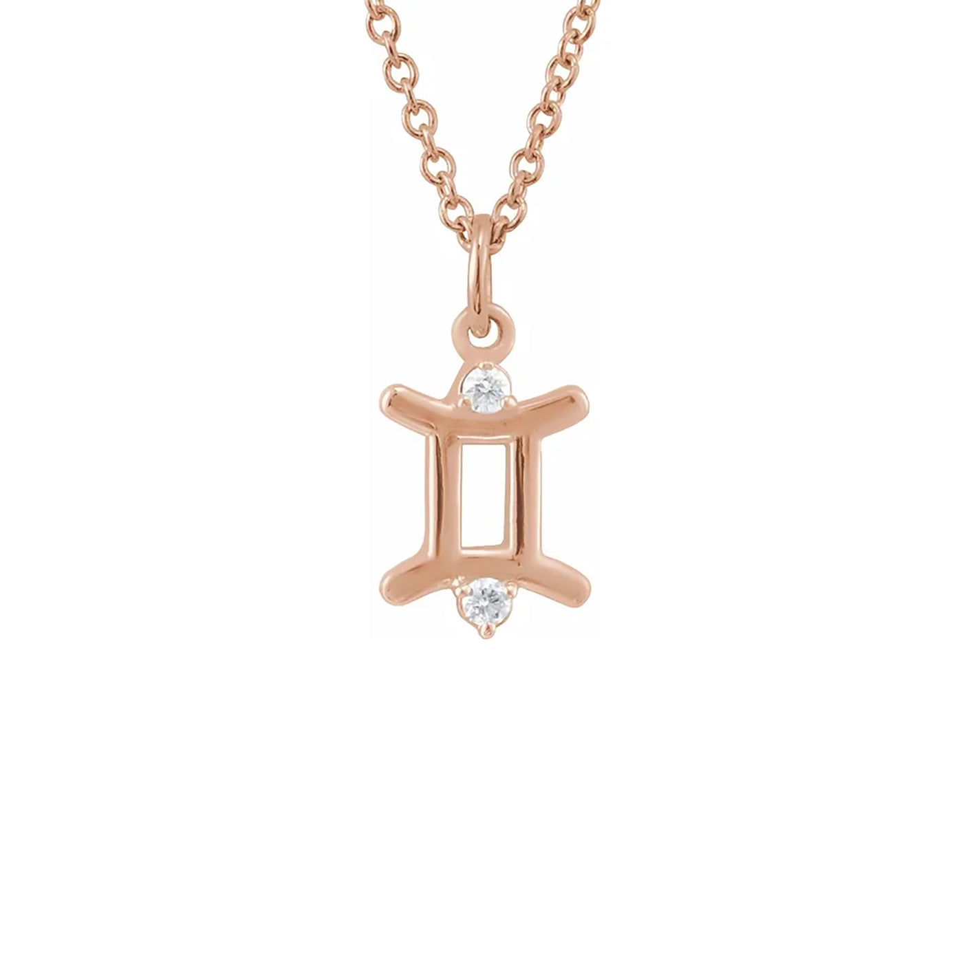 GEMMA ♦ GEMINI Zodiac Symbol Charm