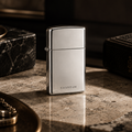 Zippo® Slim High Polish Chrome Lighter ⬩ KAUREUM Exclusive