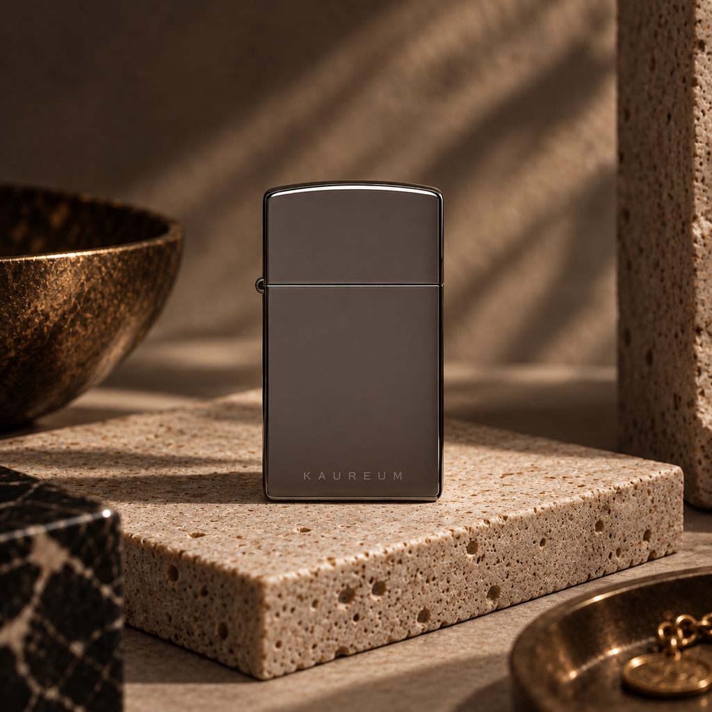Zippo® Black Ice® Lighter ⬩ KAUREUM Exclusive