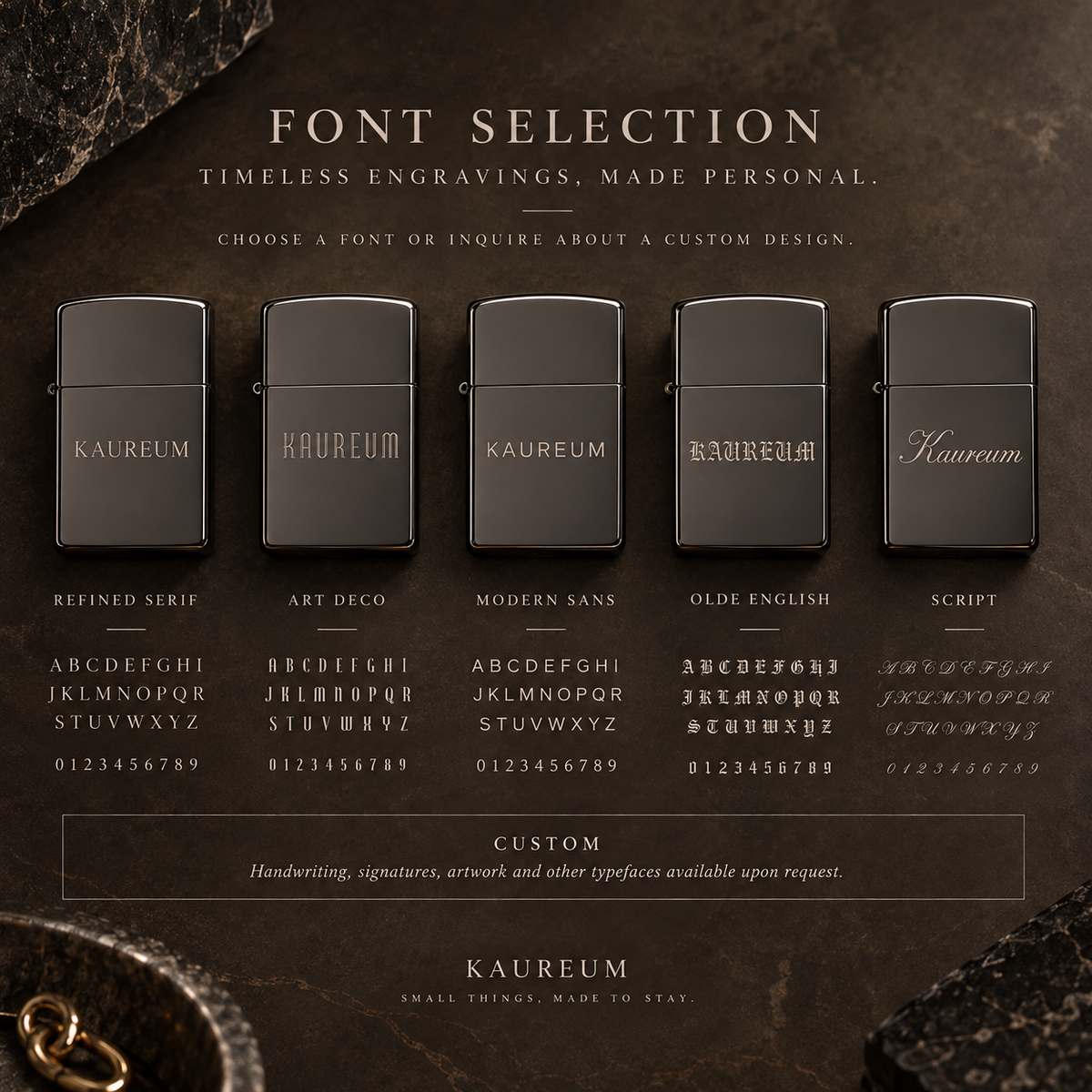 Zippo® Black Ice® Lighter ⬩ KAUREUM Exclusive
