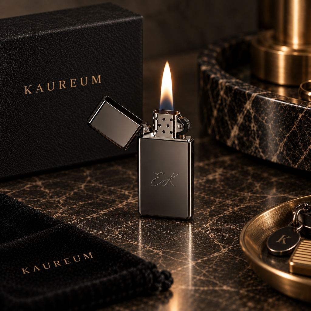 Zippo® Black Ice® Lighter ⬩ KAUREUM Exclusive