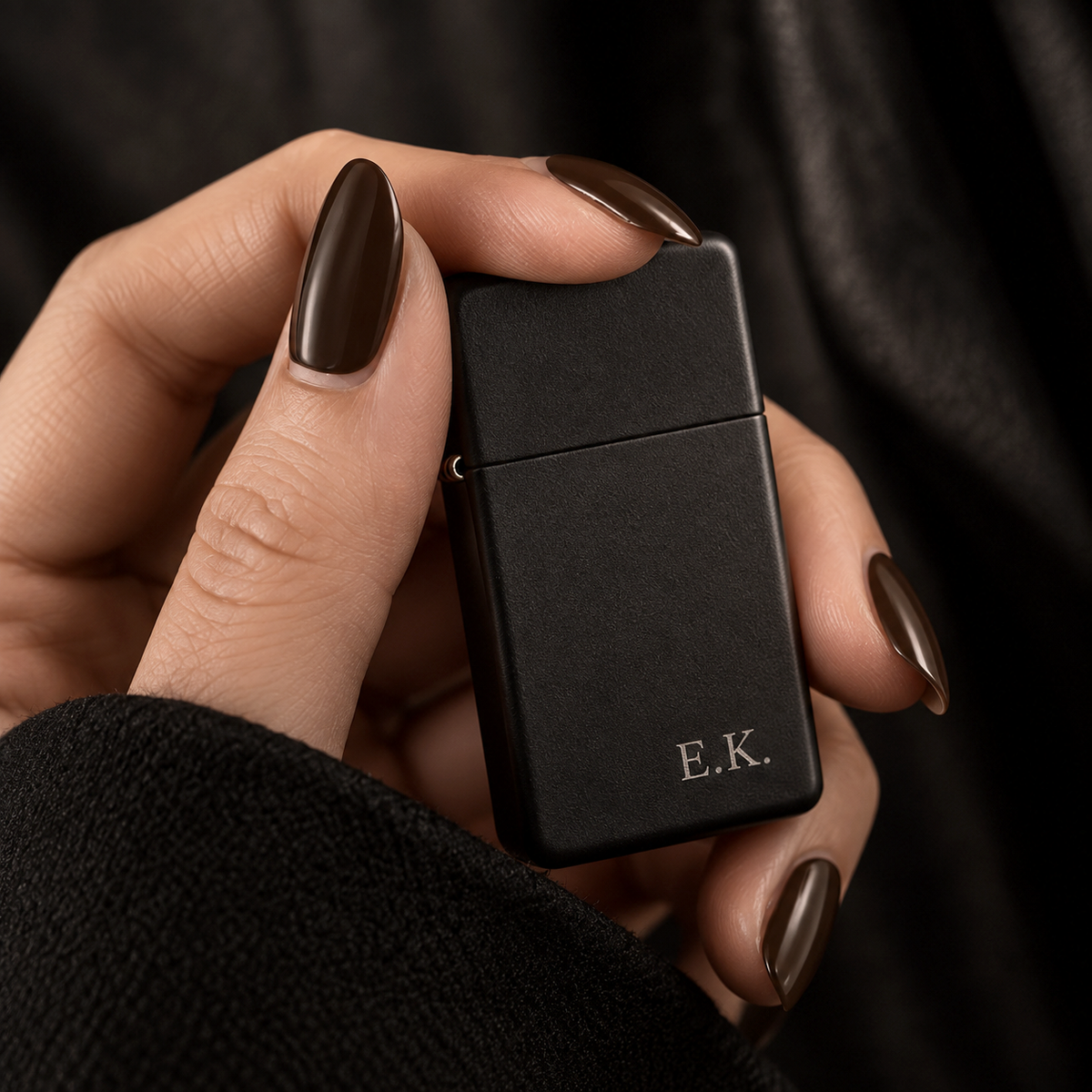 Zippo® Matte Black Lighter ⬩ KAUREUM Exclusive