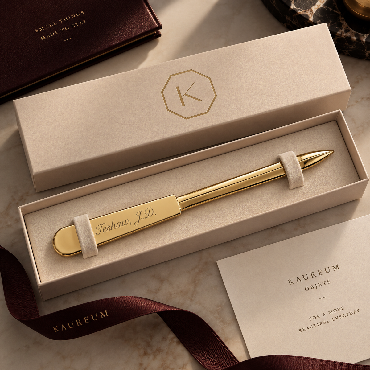 Keepsake Letter Opener ⬩ Gold