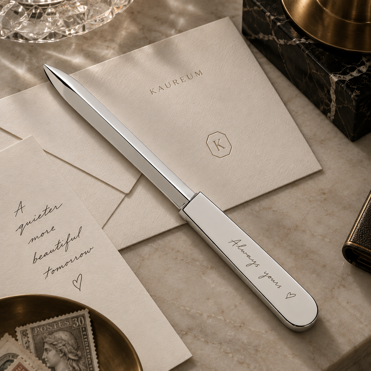 Keepsake Letter Opener ⬩ Silver