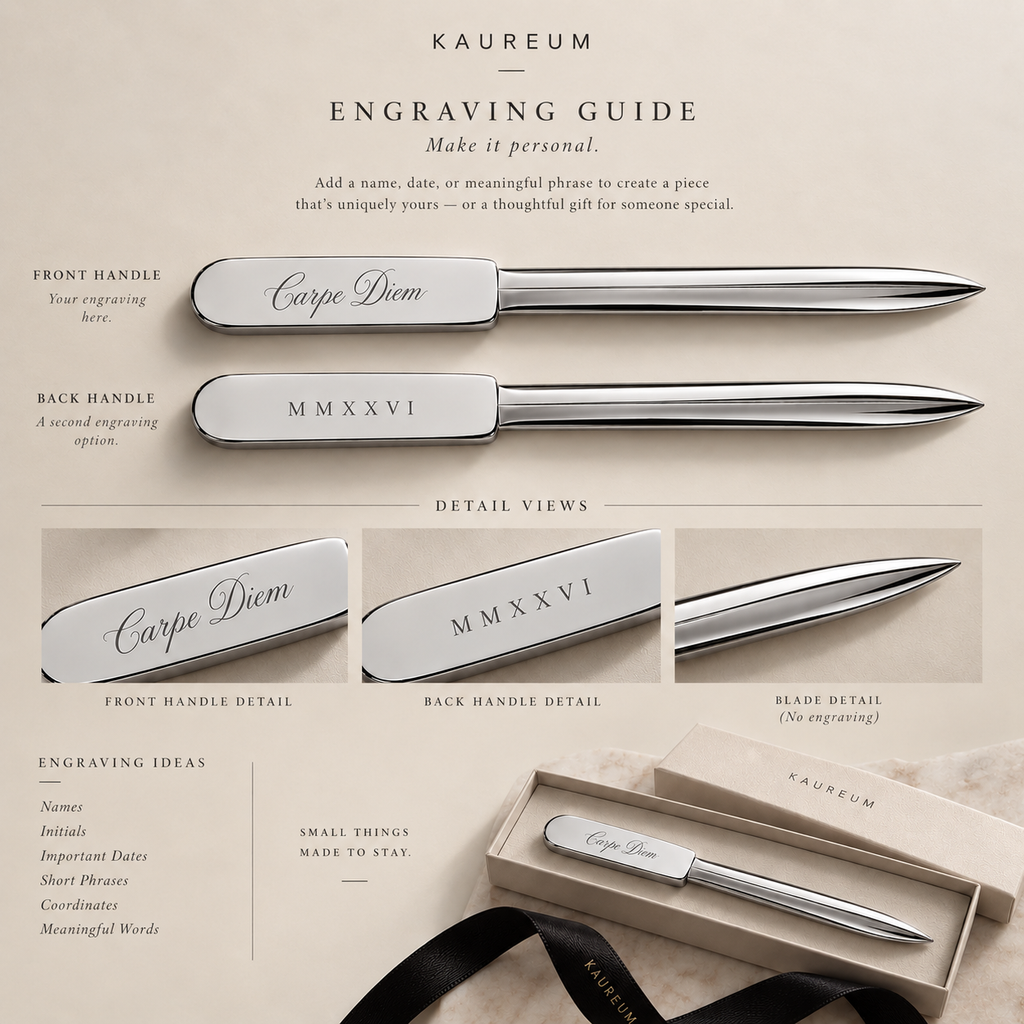 Keepsake Letter Opener ⬩ Silver