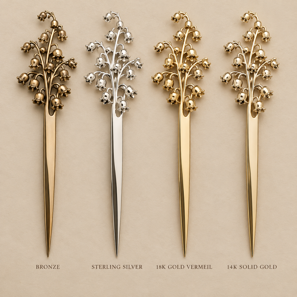 Lily of the Valley Letter Opener ⬩ May Birth Flower