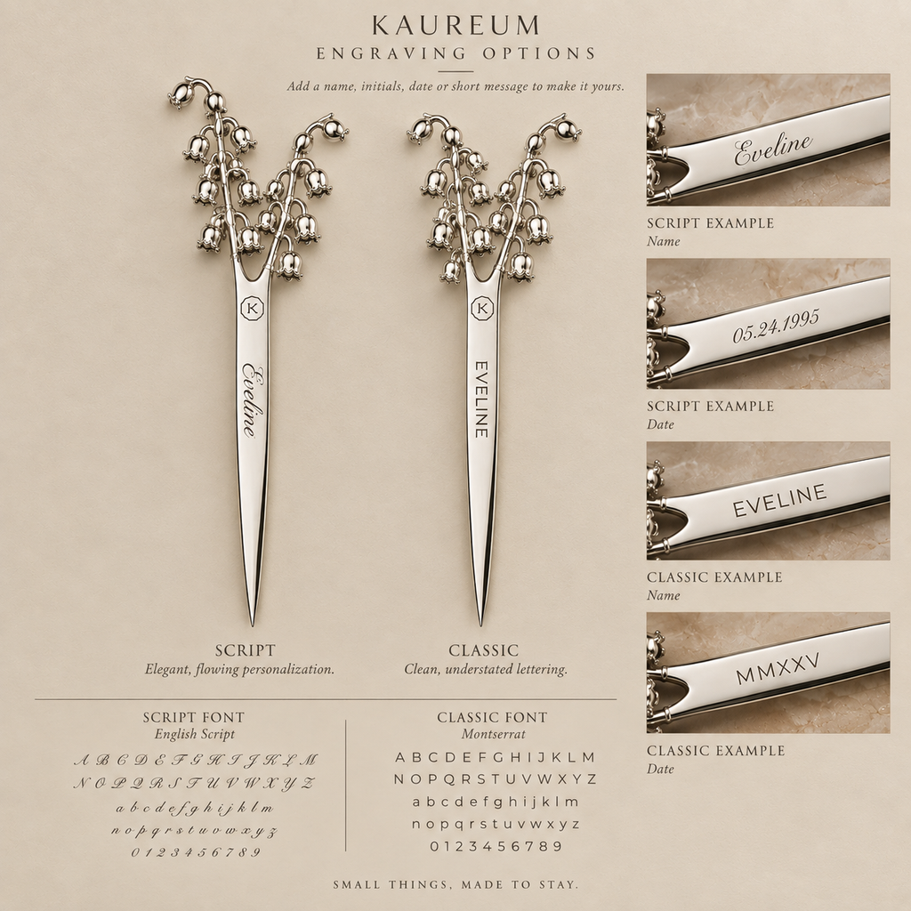 Lily of the Valley Letter Opener ⬩ May Birth Flower