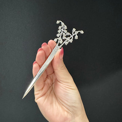 May Birth Flower Letter Opener ♦ Lily of the Valley