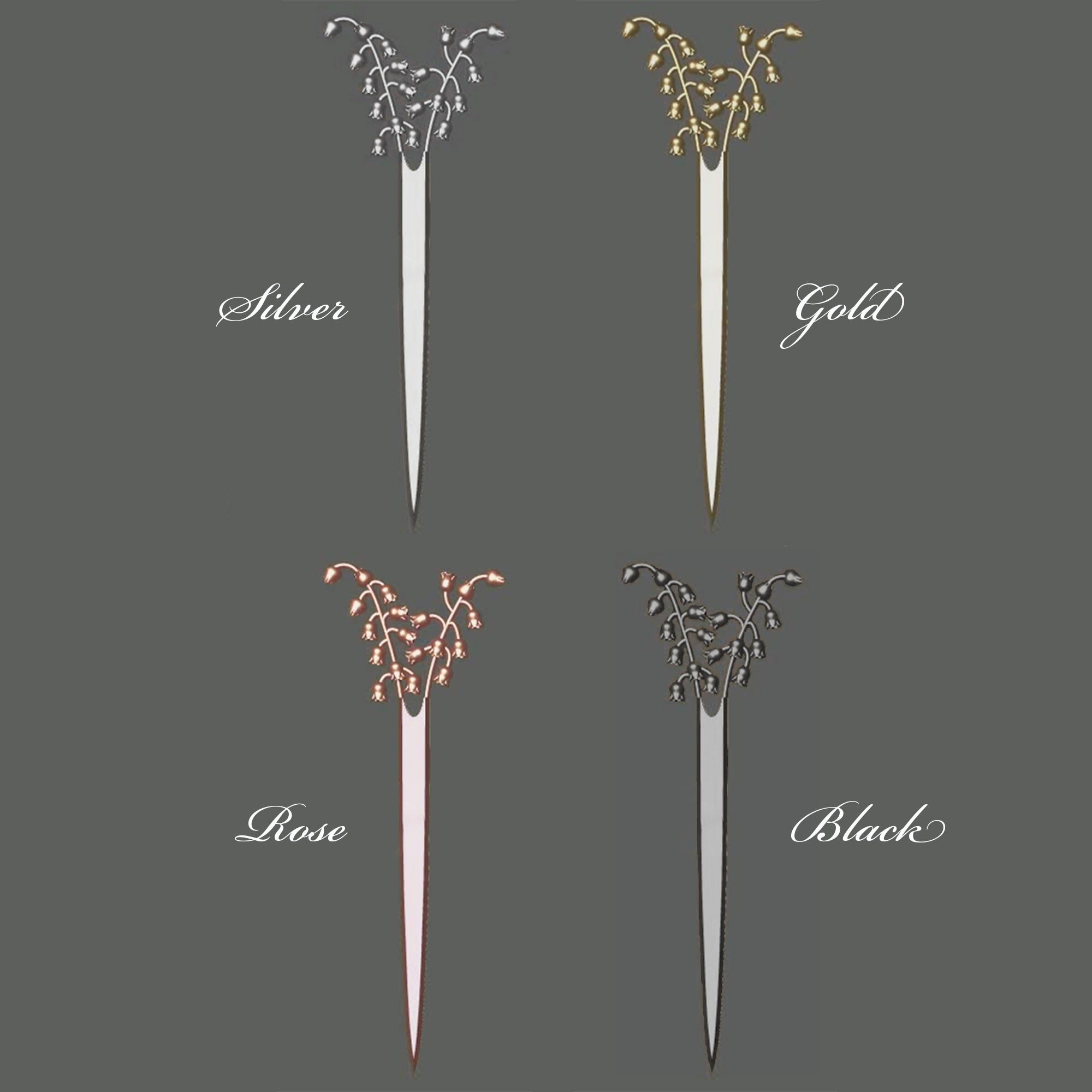 May Birth Flower Letter Opener ♦ Lily of the Valley