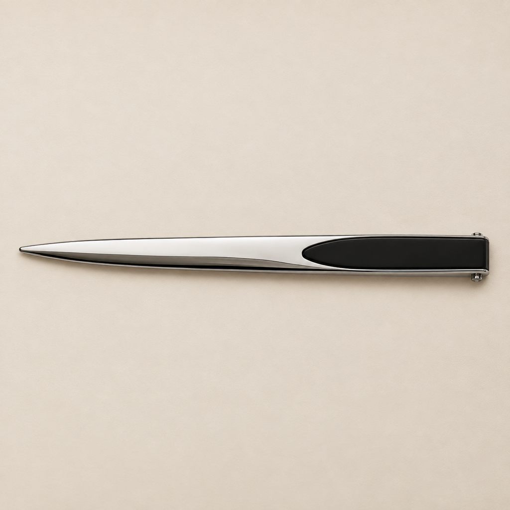 Black Inlay Letter Opener
