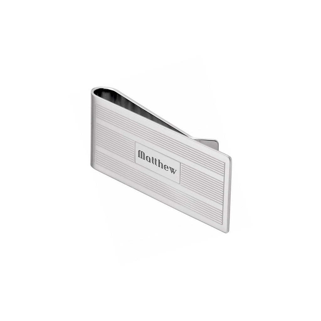 3-Stripe Money Clip ♦ Sterling Silver