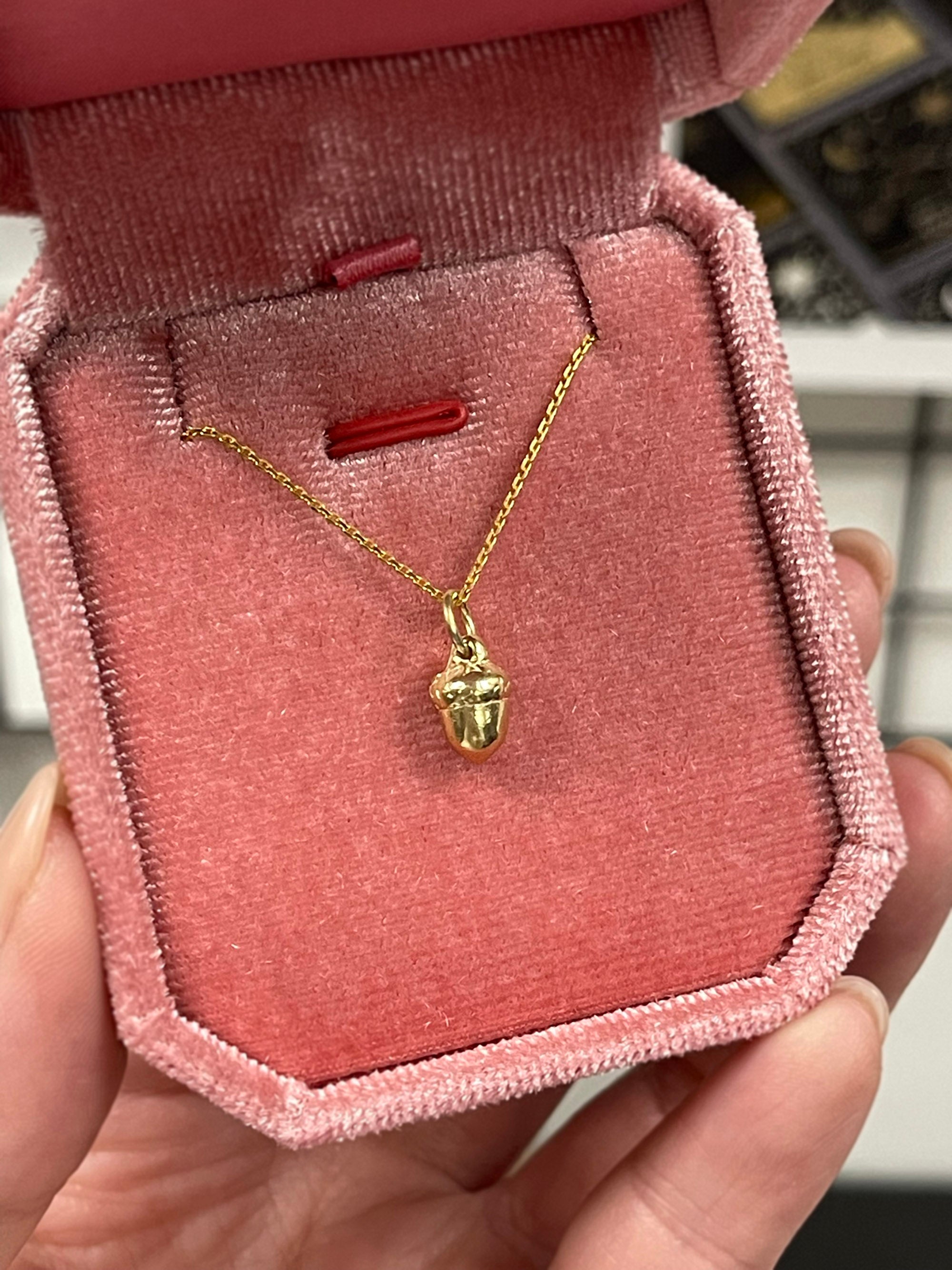 Tiny Acorn Charm