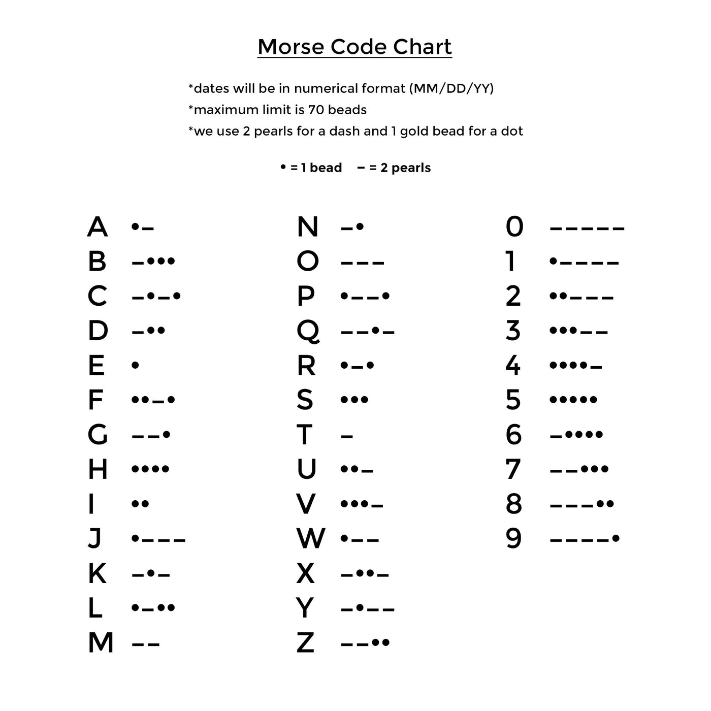 Hidden Message Morse Code Necklace