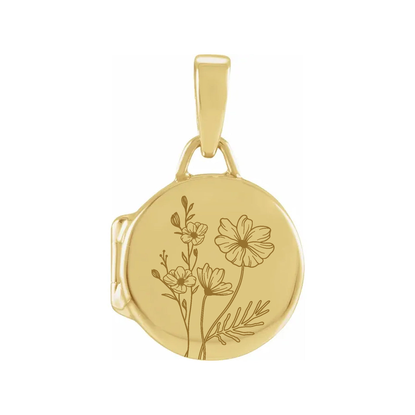 October ⟡ Round Birth Flower Locket