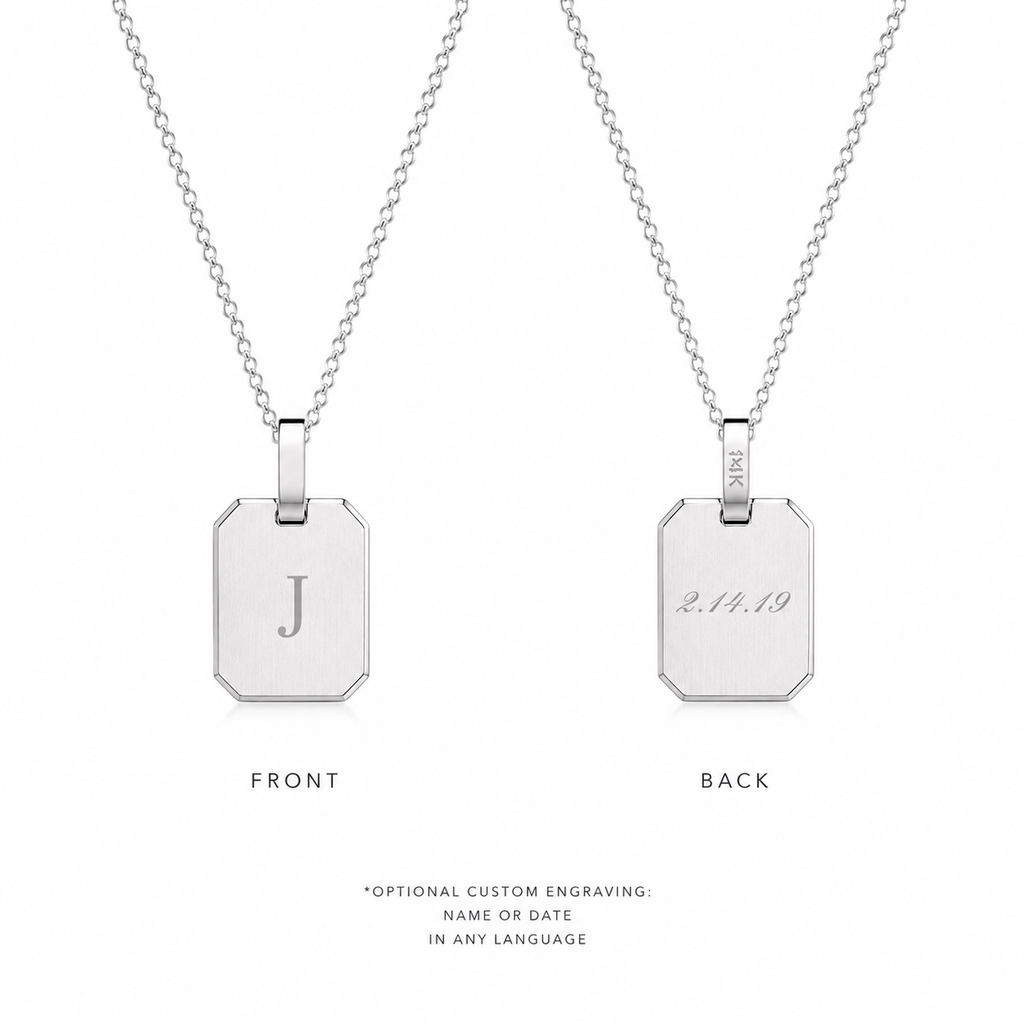 Octagon Keepsake Pendant Necklace