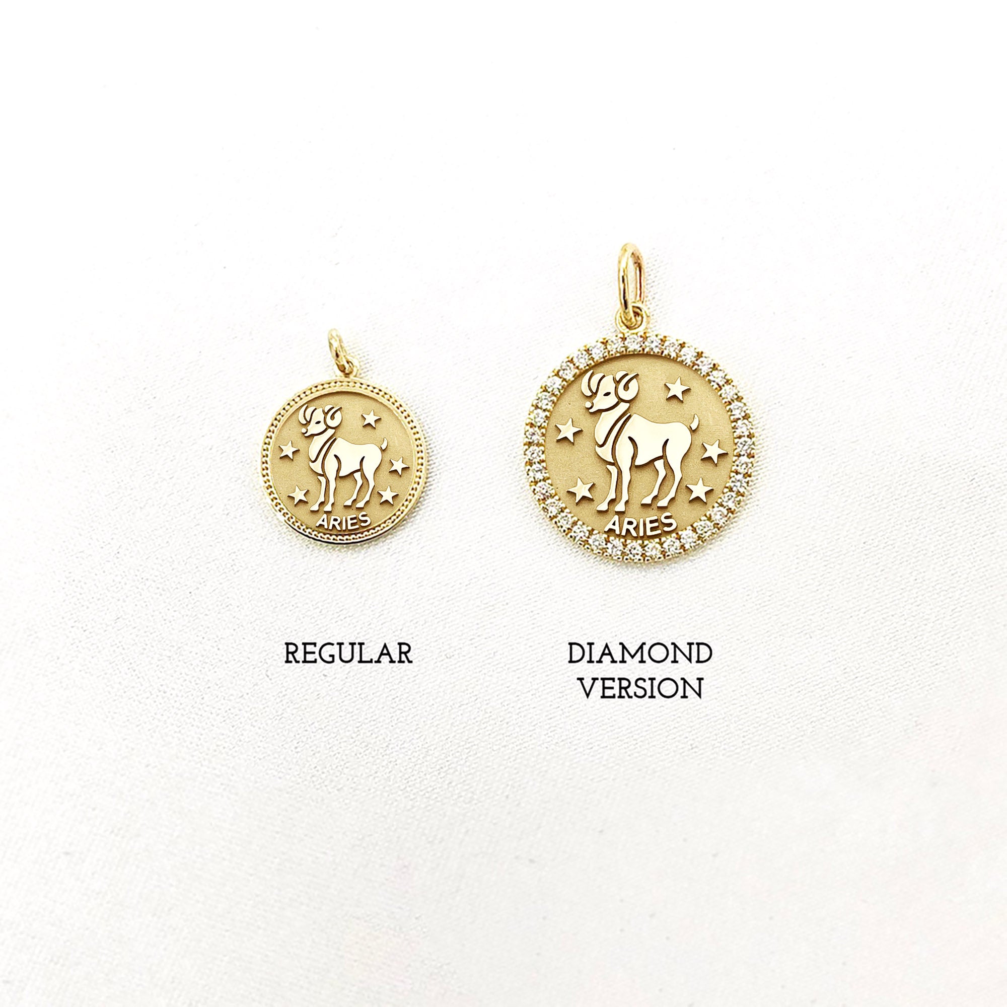 ASTRO ♦ Aries Zodiac Coin Pendant