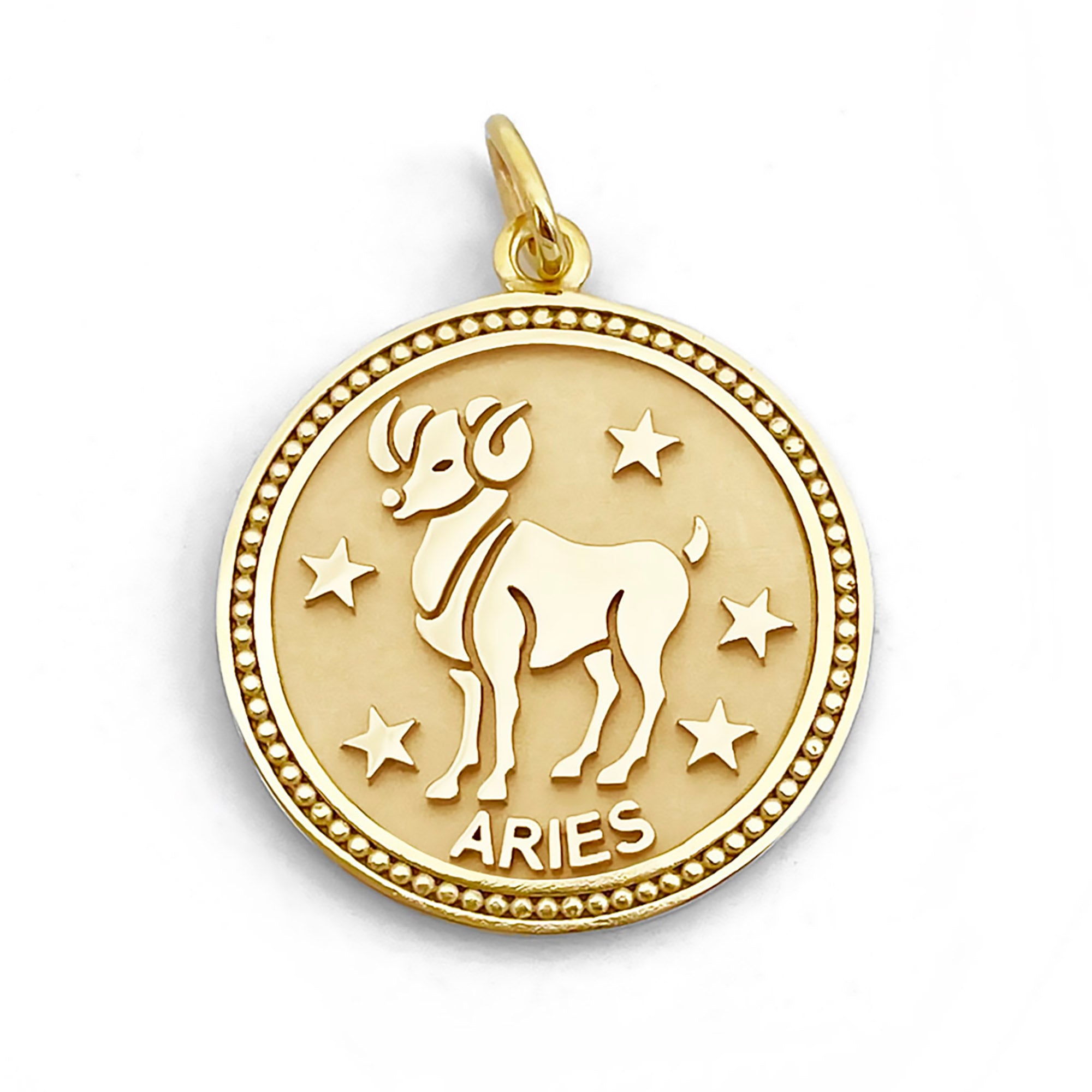 ASTRO ♦ Aries Zodiac Coin Pendant