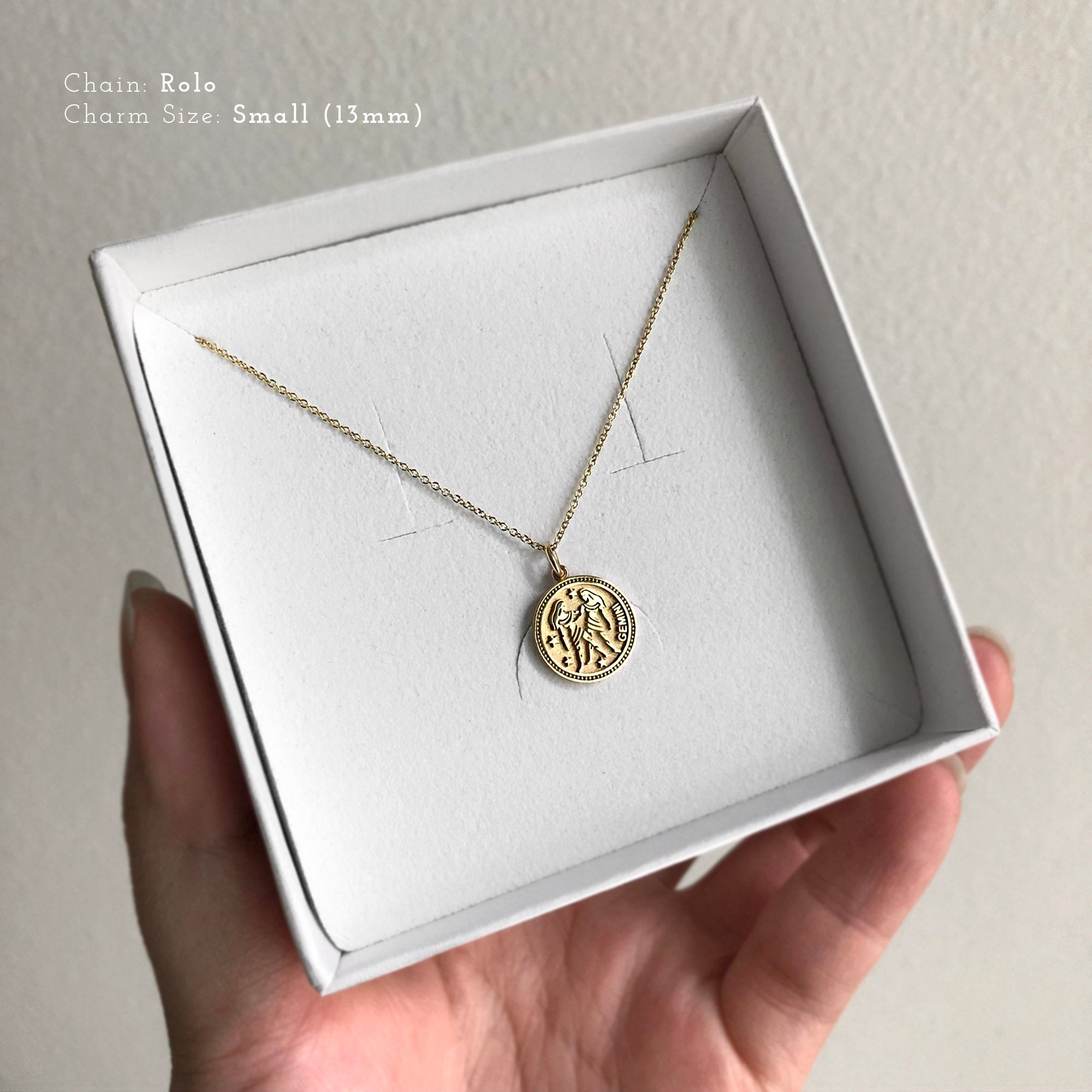 ASTRO ♦ Gemini Zodiac Coin Pendant