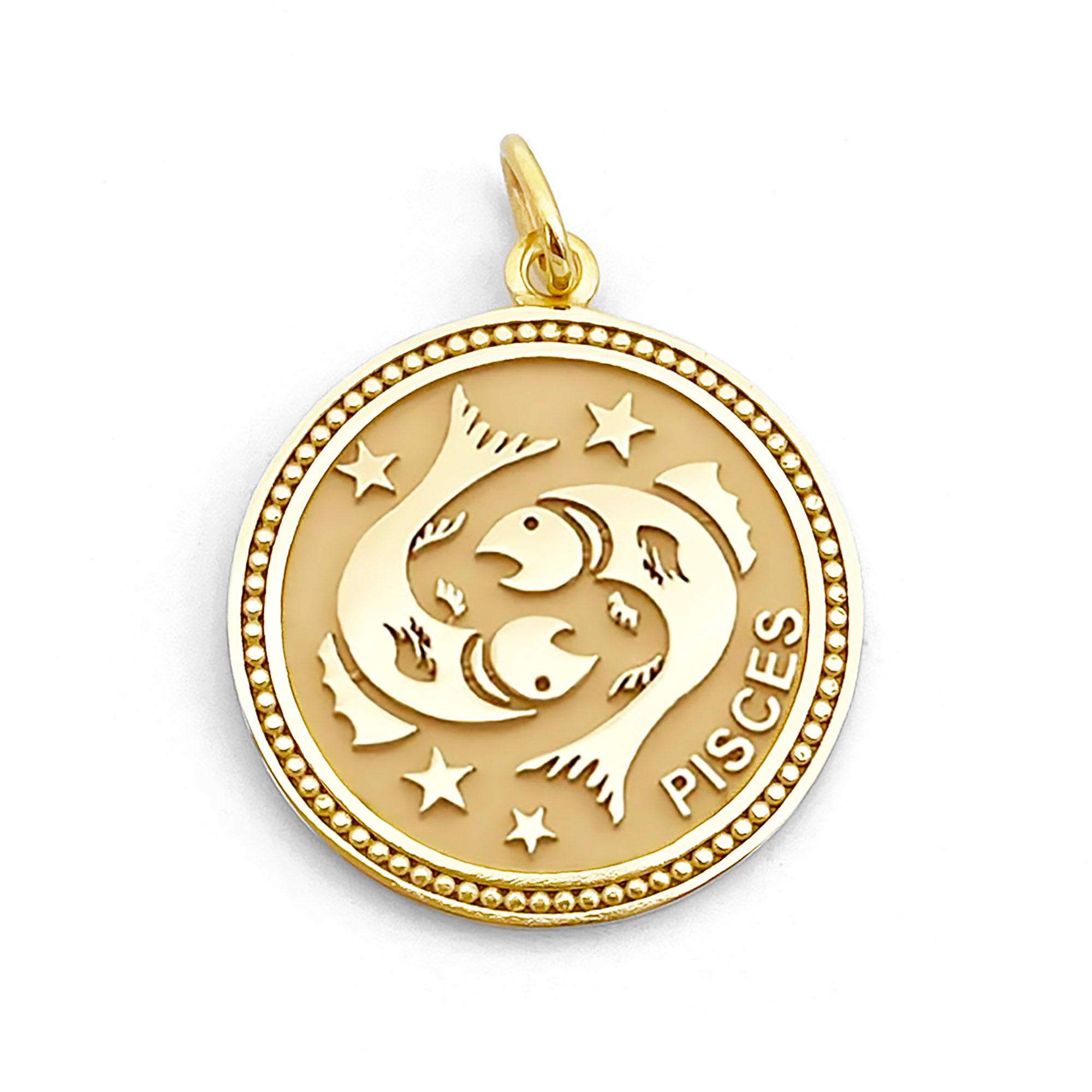 ASTRO ♦ Pisces Zodiac Coin Pendant