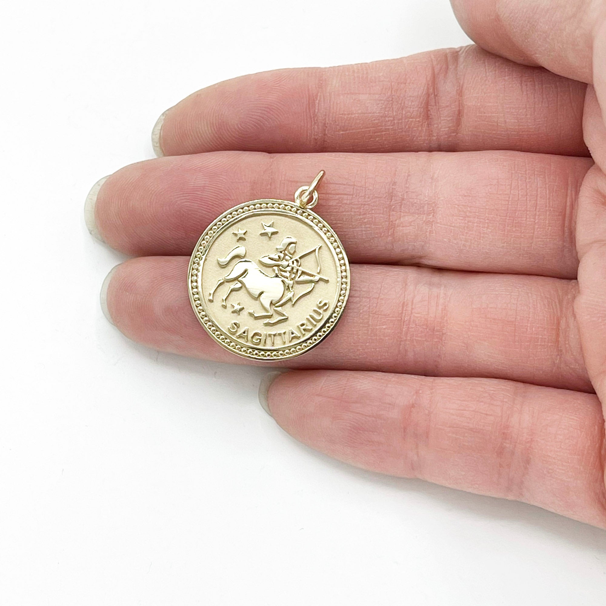 ASTRO ♦ Sagittarius Zodiac Coin Pendant