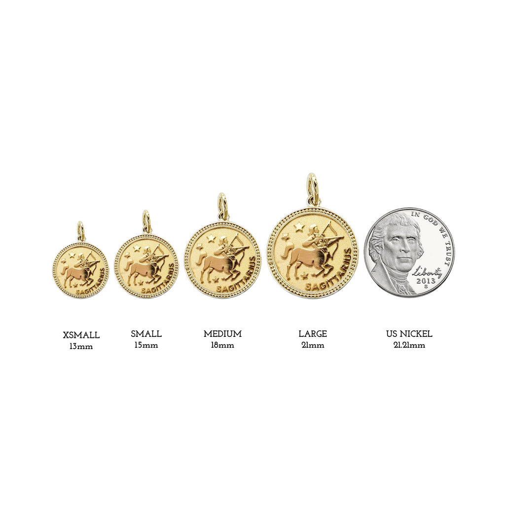 ASTRO ♦ Sagittarius Zodiac Coin Pendant