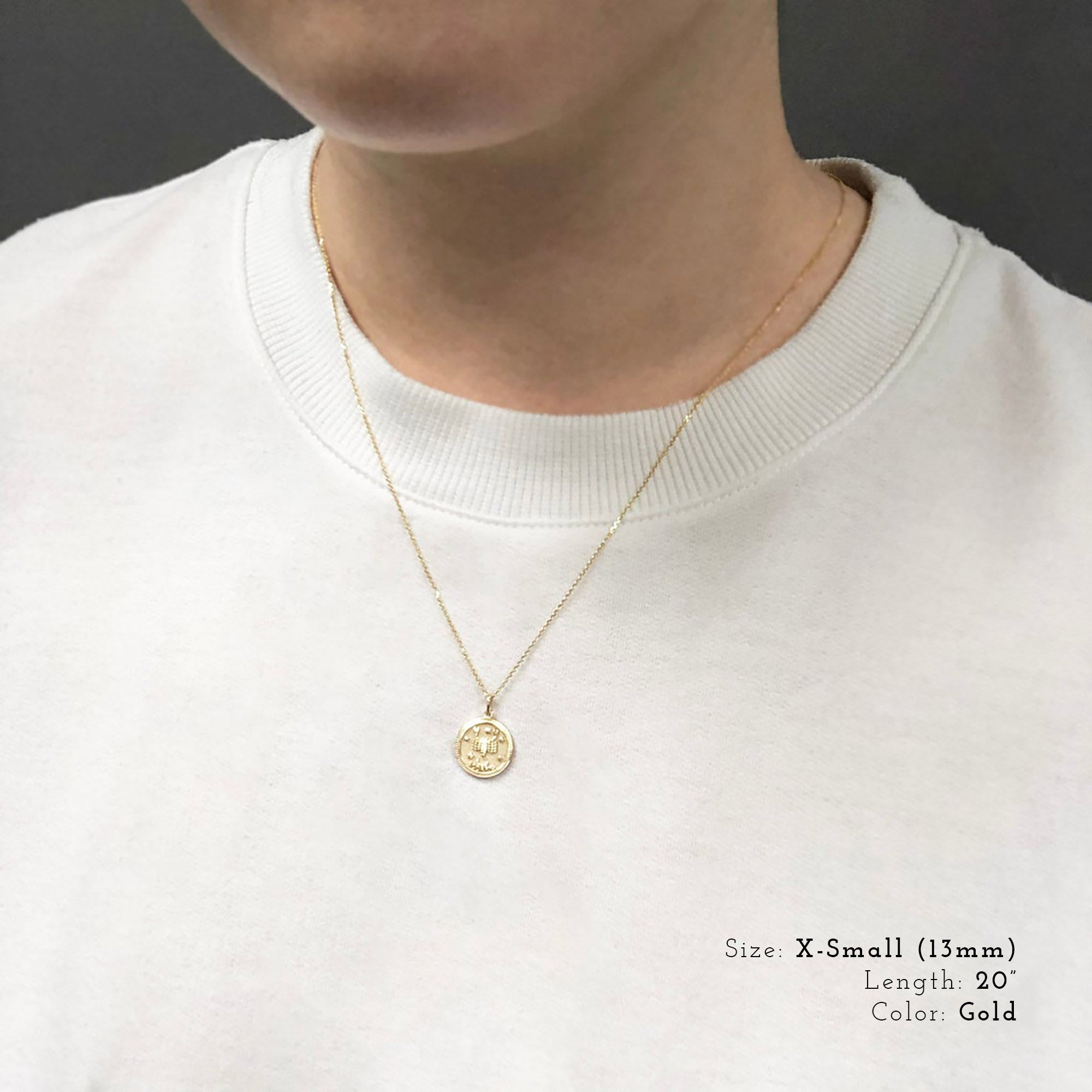 ASTRO ♦ Scorpio Zodiac Coin Pendant