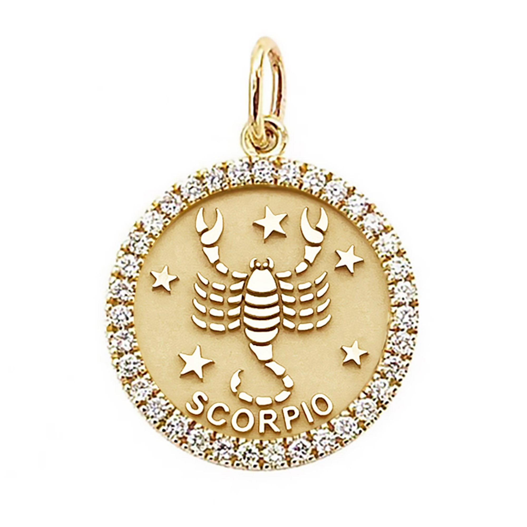ASTRO ♦ Scorpio Diamond Zodiac Coin Pendant