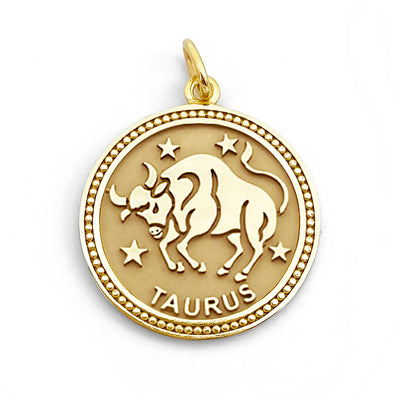 ASTRO ♦ Taurus Zodiac Coin Pendant