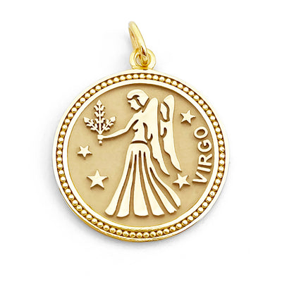 ASTRO ♦ Virgo Zodiac Coin Pendant