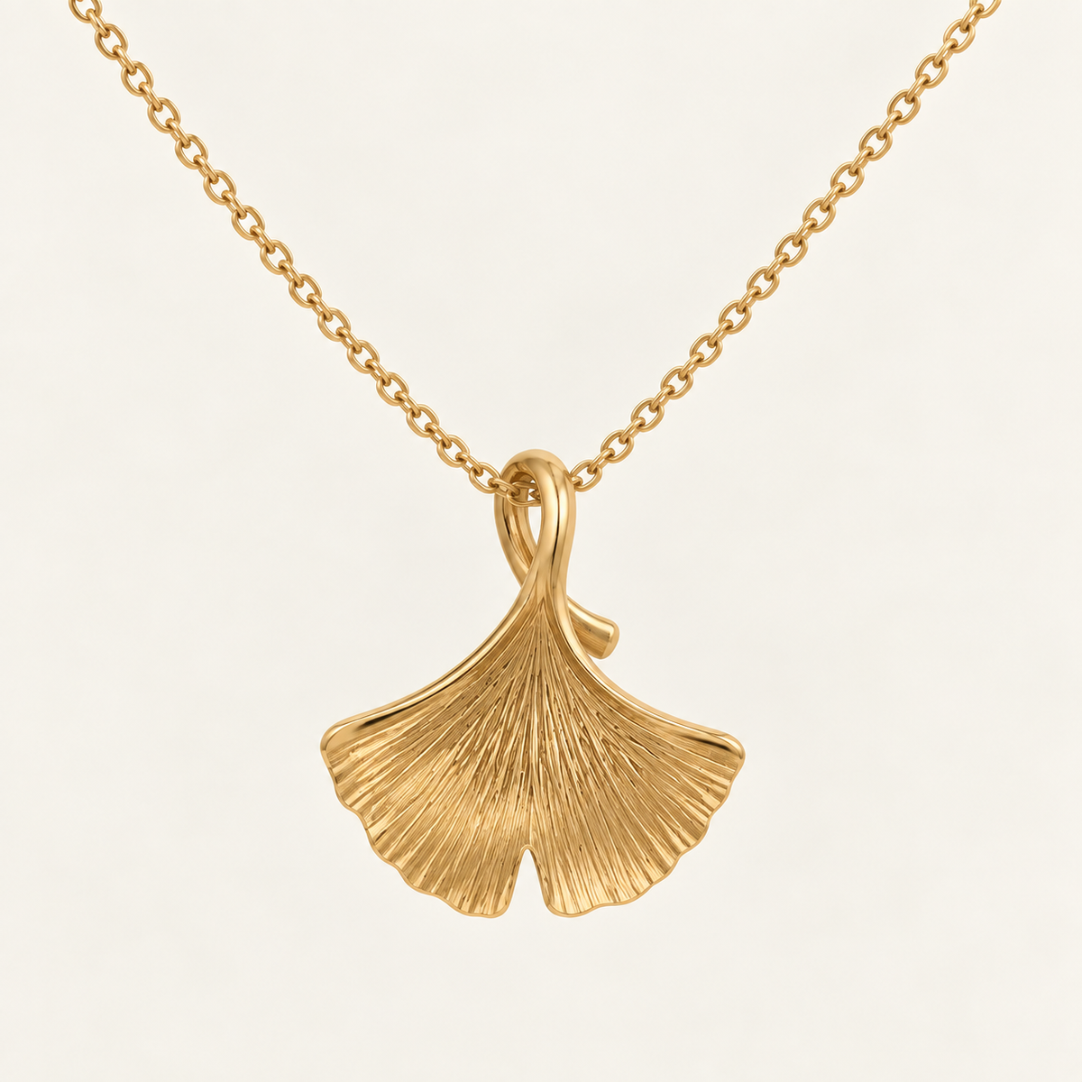 Longevity Necklace ⬩ Ginkgo Leaf
