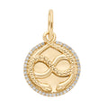 GEMINI ⟡ Edge Diamond Zodiac Pendant