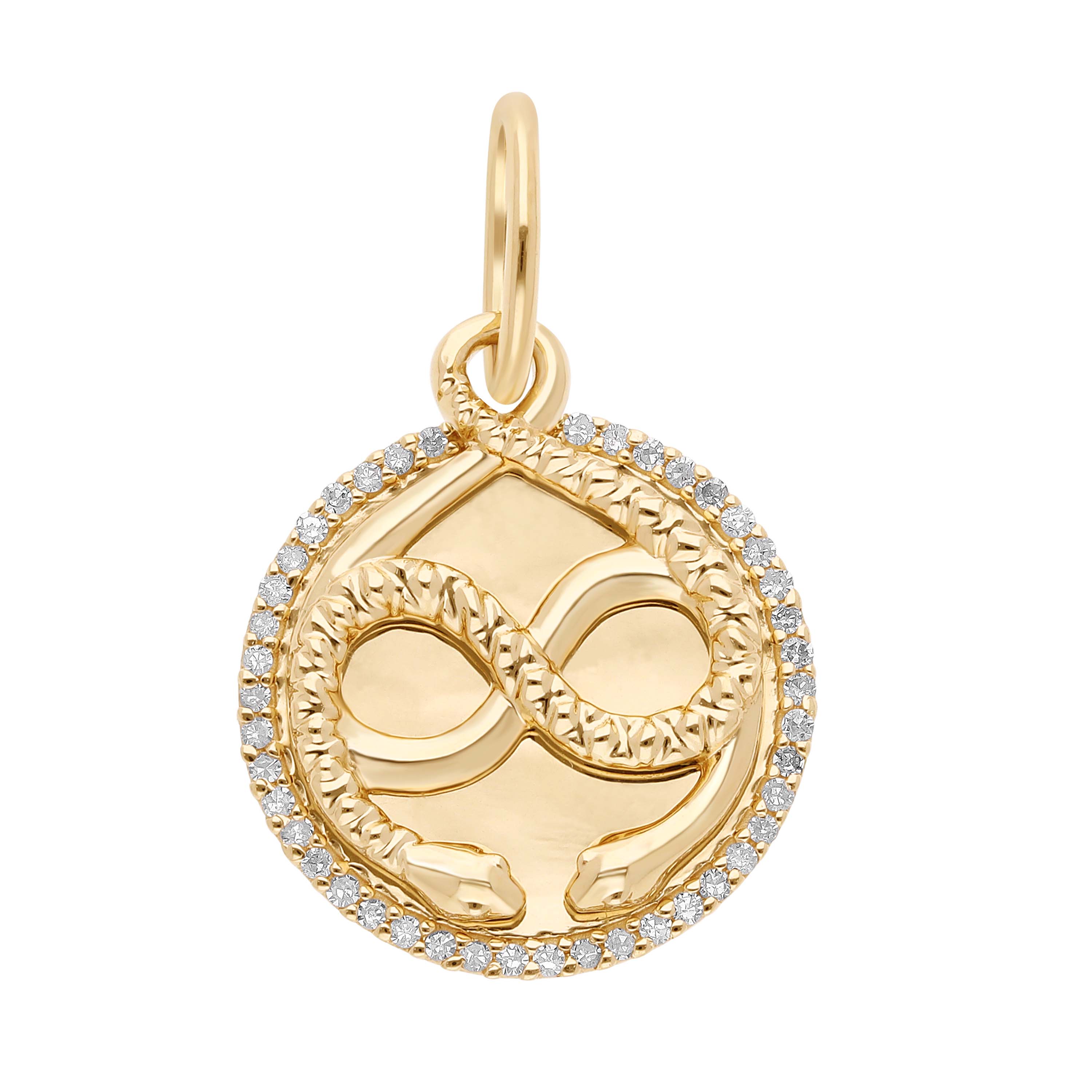 GEMINI ⟡ Edge Diamond Zodiac Pendant