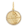 SAGITTARIUS ⟡ Edge Diamond Zodiac Pendant