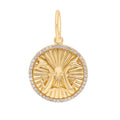 PISCES ⟡ Edge Diamond Zodiac Pendant