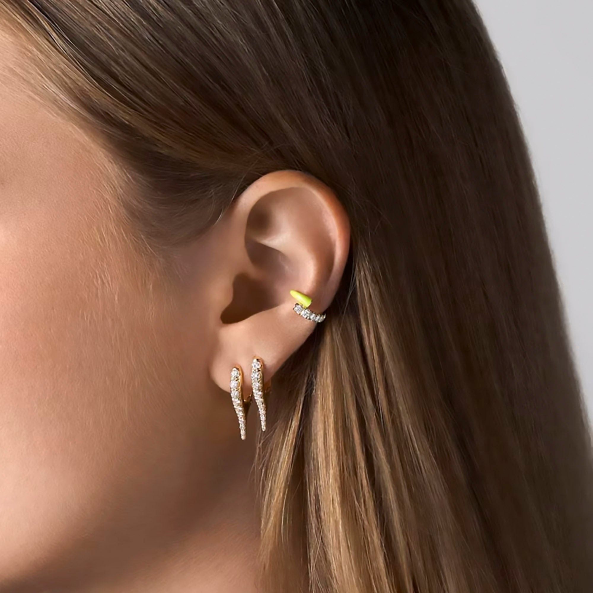 Mini Needle in the Haystack Earrings