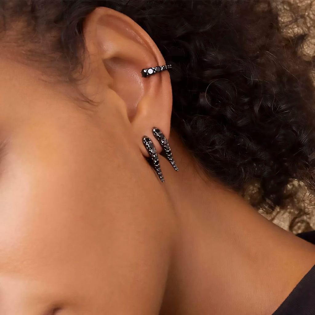 Mini Needle in the Haystack Earrings