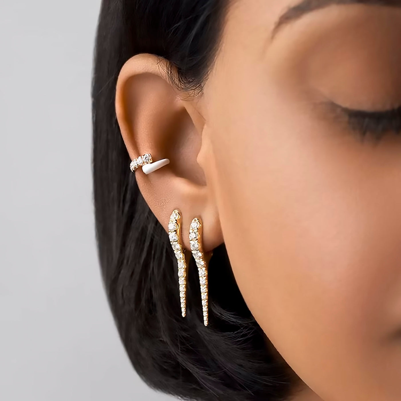 Large Needle in the Haystack Earrings