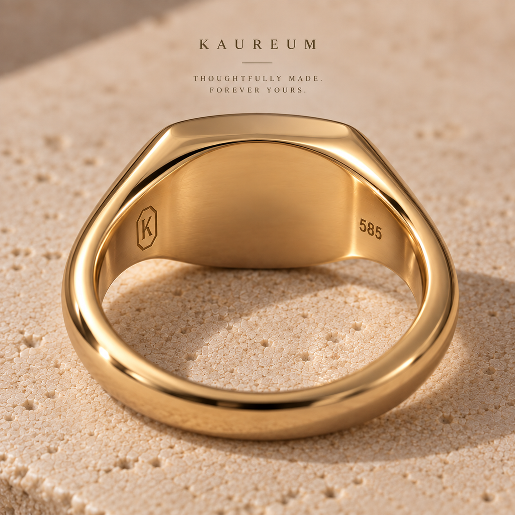 Cartouche Signet Ring ⬩ Olde English