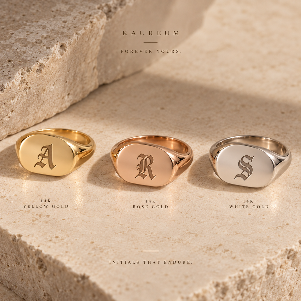 Cartouche Signet Ring ⬩ Olde English