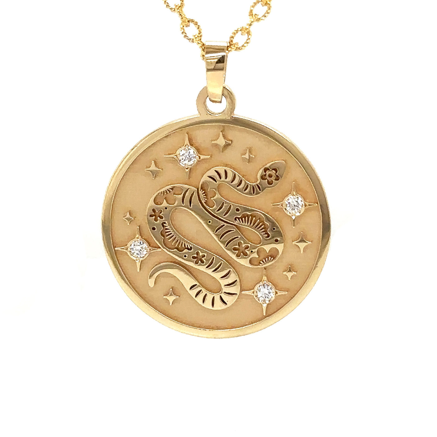 Year of The Snake (蛇) Lunar Zodiac Coin Pendant