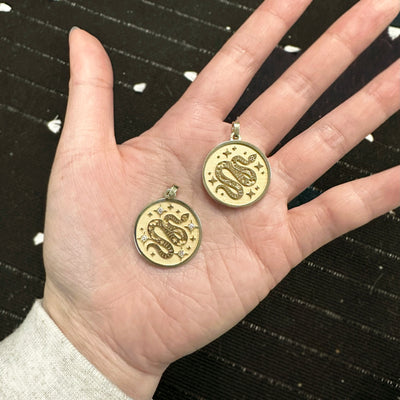 Year of The Snake (蛇) Lunar Zodiac Coin Pendant