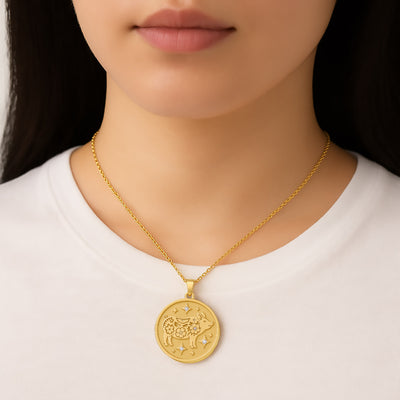 Large Year of The Pig (豬) Lunar Zodiac Coin Pendant
