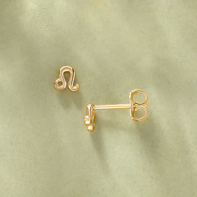 Zodiac Sign Stud Earrings