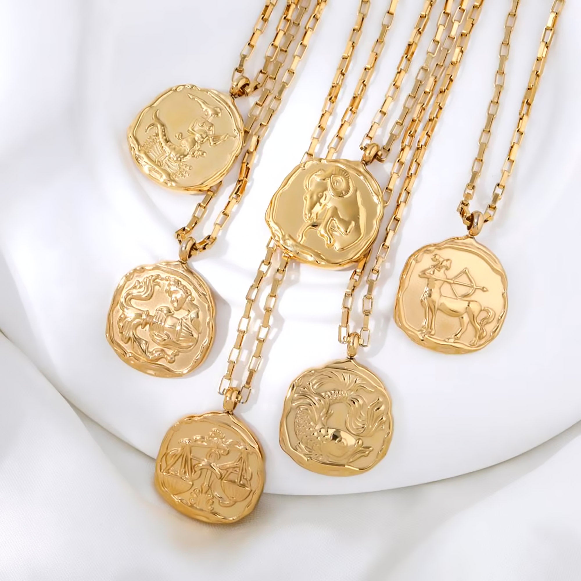 LIBRA ⟡ Vintage Zodiac Coin Medallion