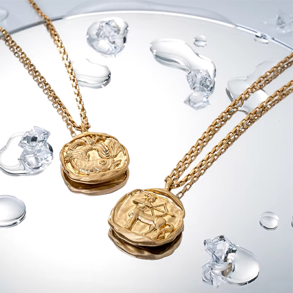 SAGITTARIUS ⟡ Vintage Zodiac Coin Medallion