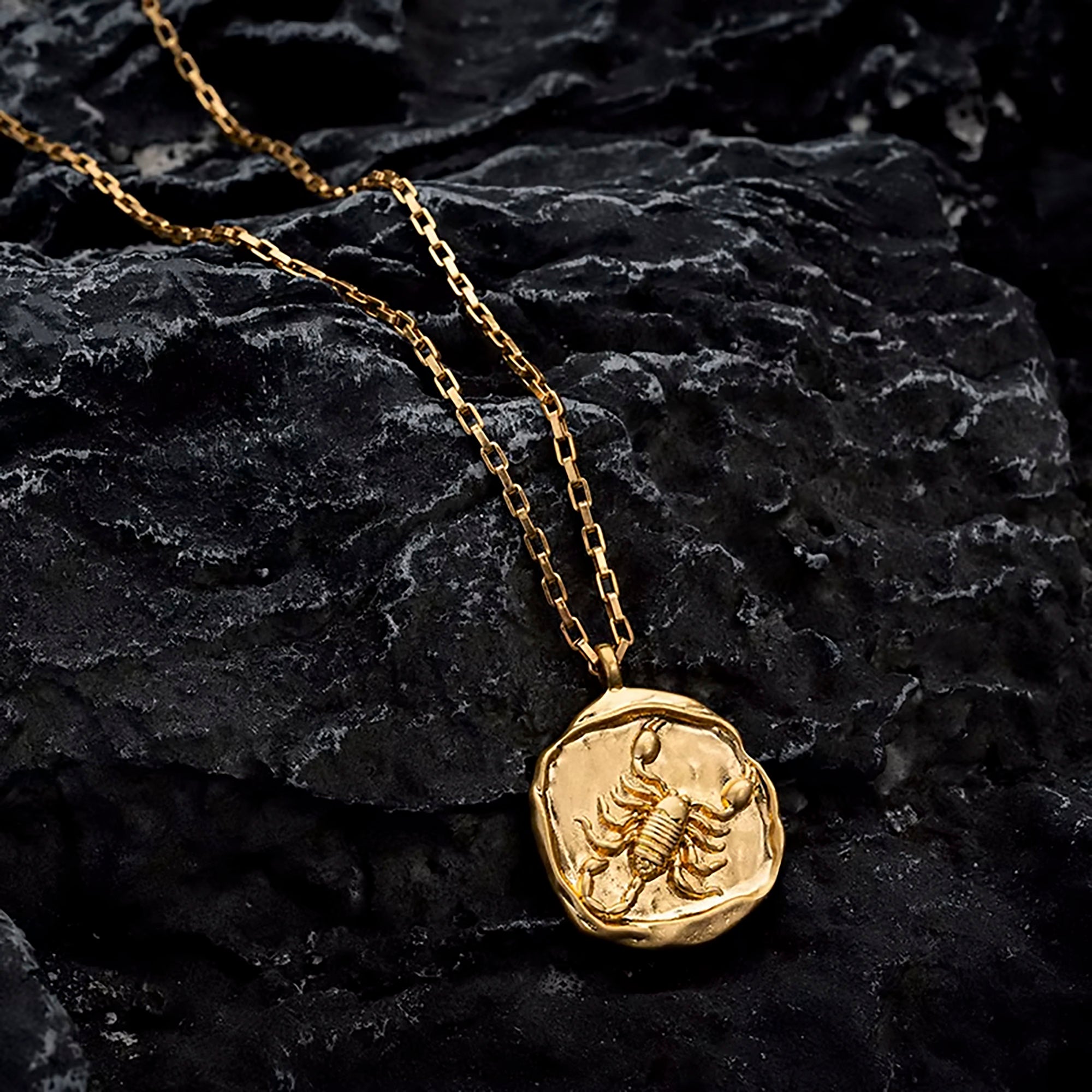 SCORPIO ⟡ Vintage Zodiac Coin Medallion